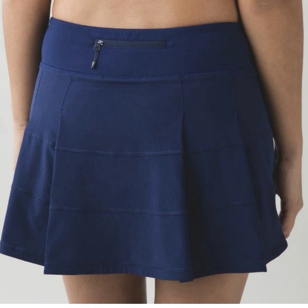 Lululemon Skirt Women’s Size 4 Blue Pace Rival Performance Golf Tennis Athletic